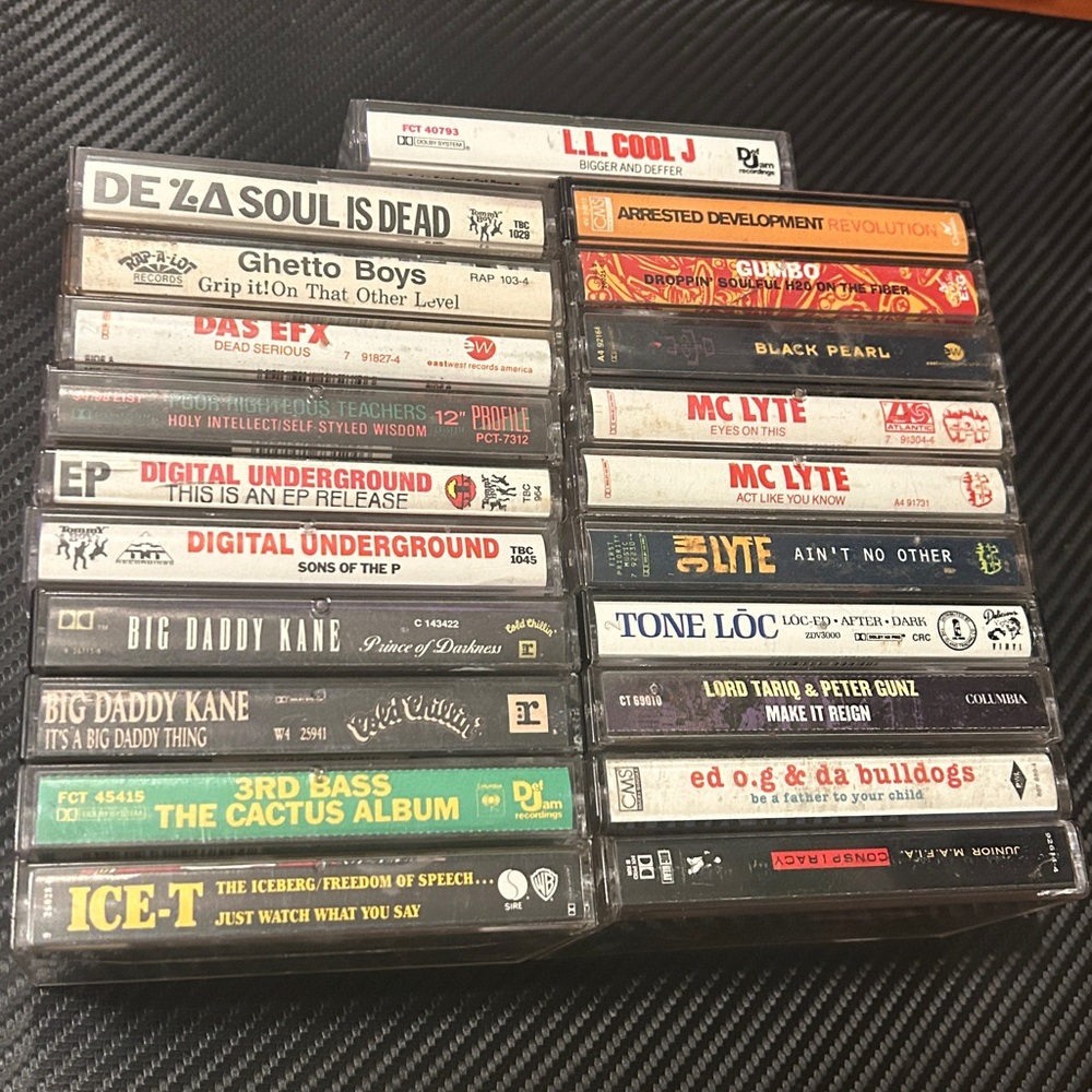 VTG Lot of 21 GoldenEra Classic Hip-Hop Rap CassetteTapes 80’s90’s Collectibles